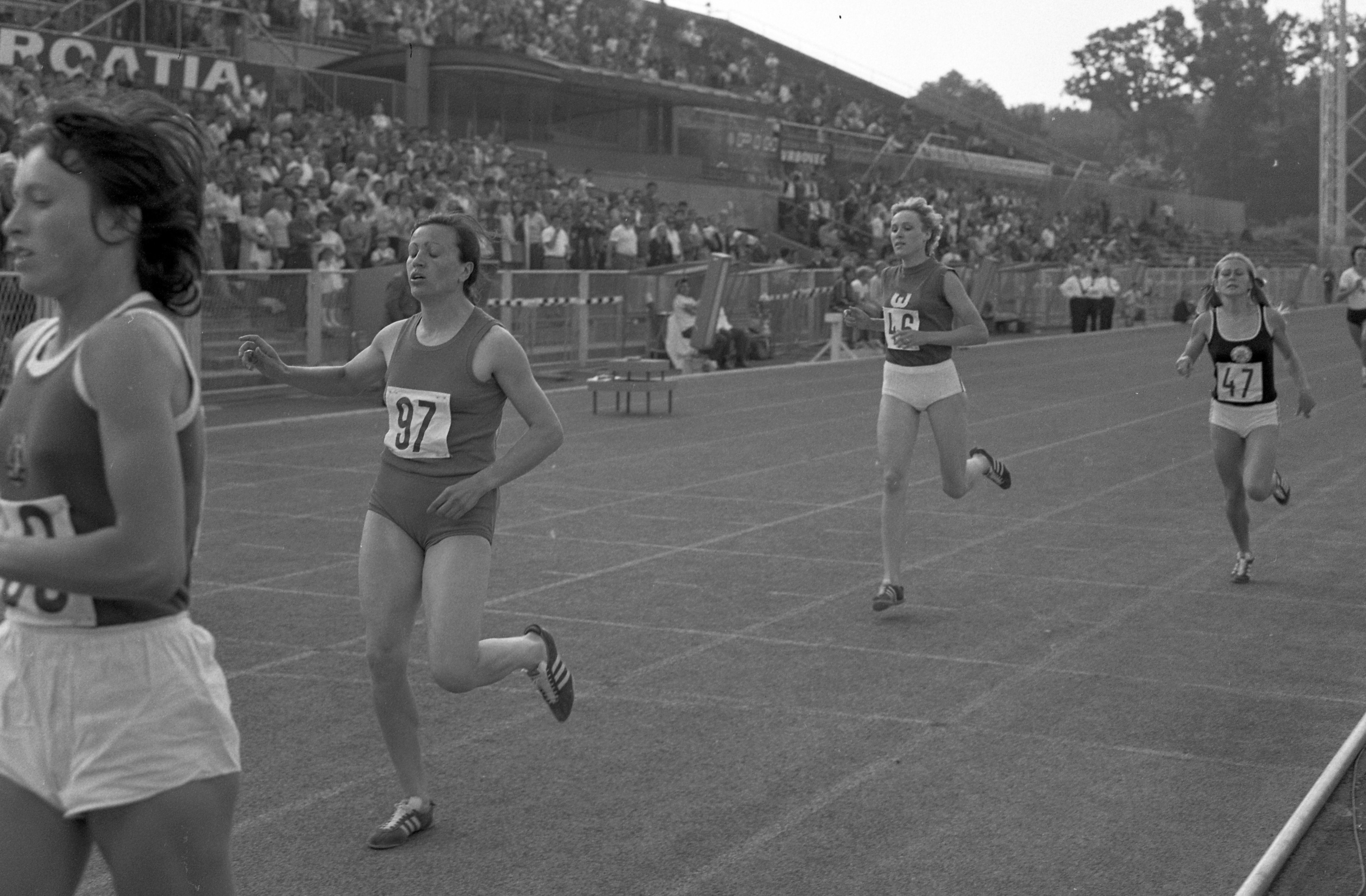 Zagreb Meeting 800m action in 1972